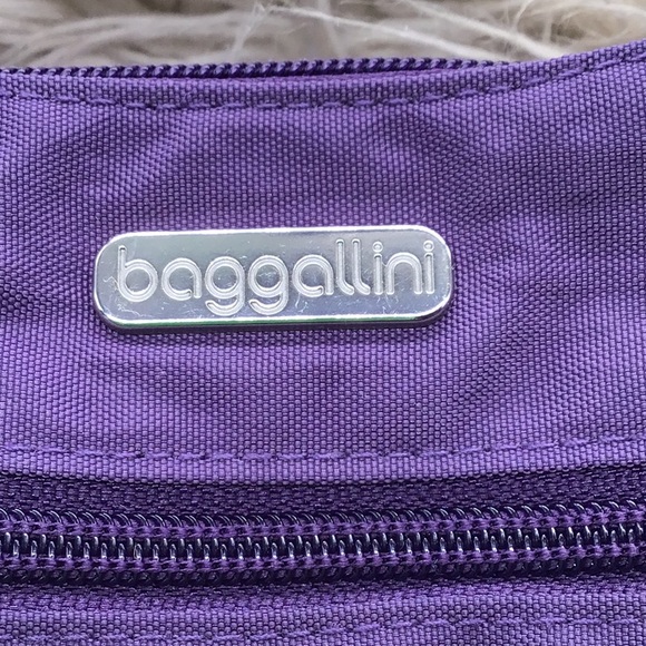 Baggallini Purple Nylon Crossbody Bag - Picture 3 of 13